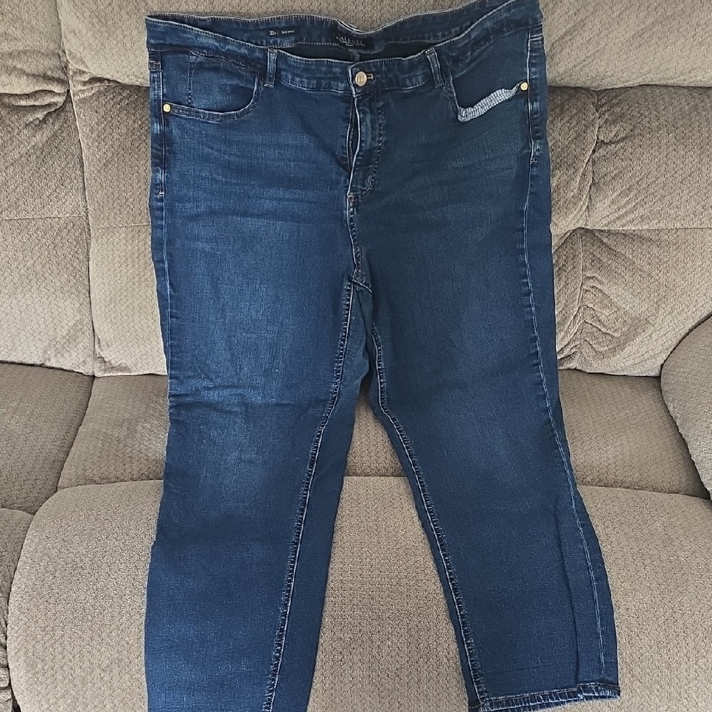 Talbots Dark Blue Ankle Jeans